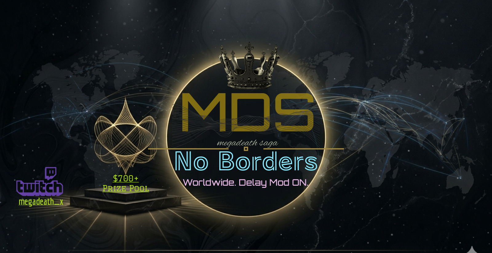 MDS No Borders tournament banner